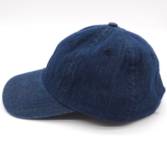 Zyia Active Hat Adults OSFM Blue Denim Strapback Buckle Gym Running Ball Cap - Picture 3 of 8